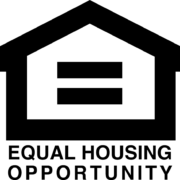 Equal Housing Opportunity logo with house and wordmark