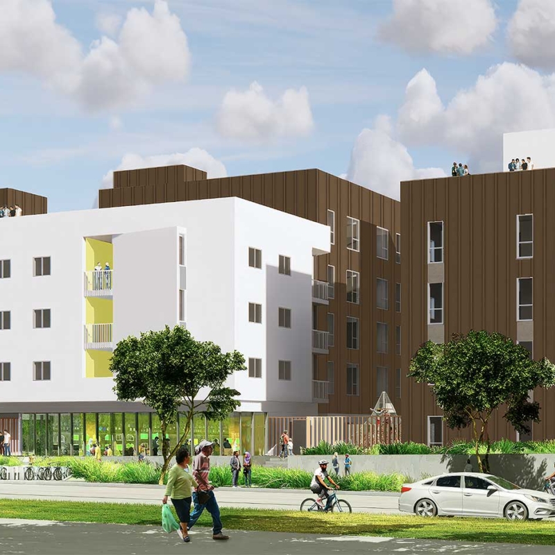 Grandview Apartments exterior rendering